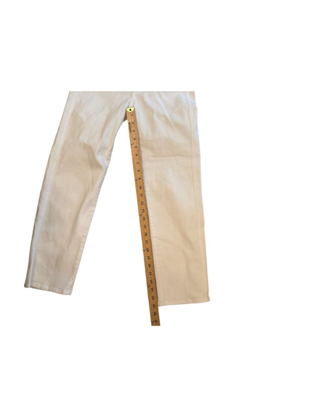 7 for all mankind white women's jeans size 24 with stretch - Picture 6 of 6